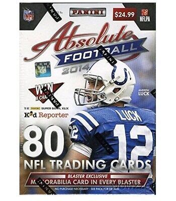 2014 Panini Absolute Football Factory Sealed Blaster Box NFL Trading