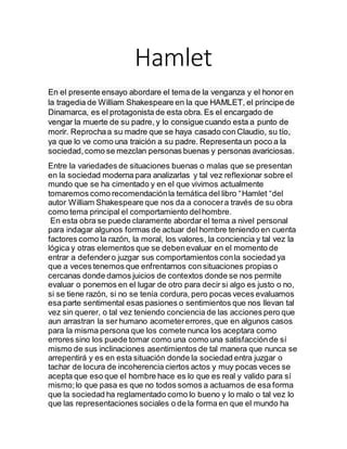 Hamlet PDF