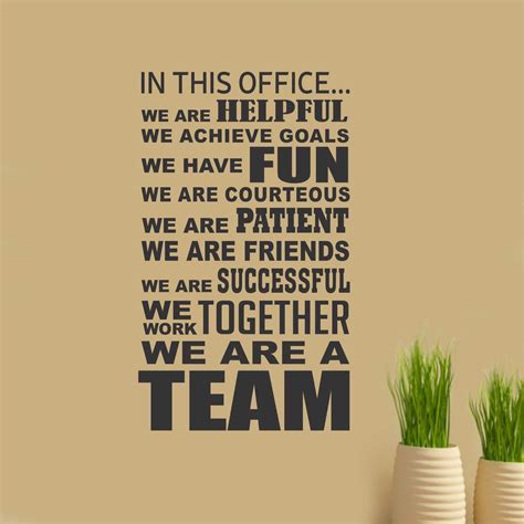 Office Teamwork Quotes Motivational