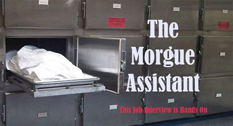 Morgue Assistant ~ Resume Letter