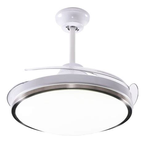 Ventilador De Techo Peabody Retractil Luz Led Control Remoto