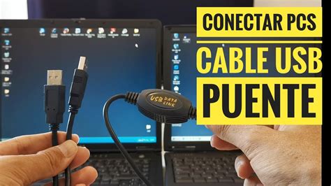 Cable Usb Puente C Mo Conectar Dos Pcs Por Usb Y Transferir Archivos