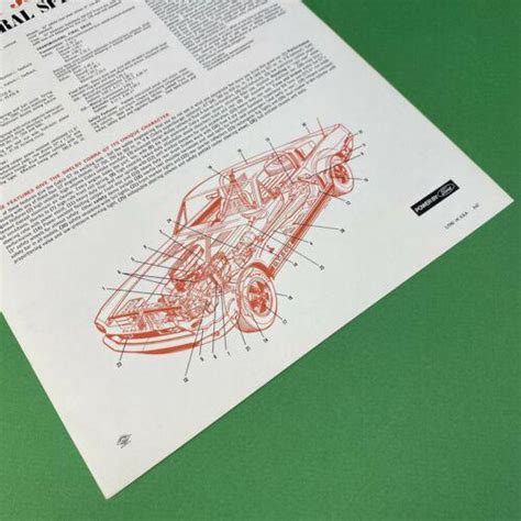 Original Shelby Mustang Gt Gt Spec Sheet Ford Cobra Gt