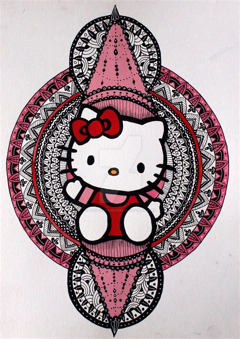 Hello Kitty Mandala By Miss Wildamarie On Deviantart