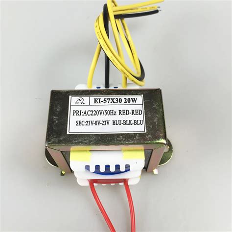 Ei W Hz Ei Power Transformer Va Input Ac V V V Output