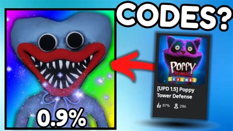 Poppy Tower Defense Just Got Huge New Update Codes Youtube