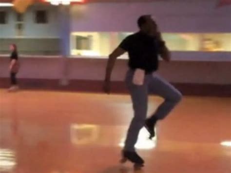 Roller Skating Man Shows Off His Moves [video]