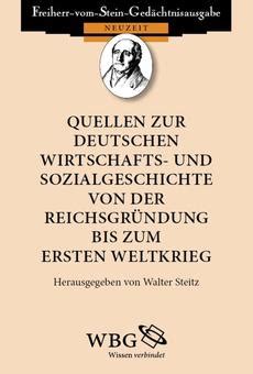 PDF Quellen Zur Deutschen Wirtschafts Und Sozialgeschichte Von Der