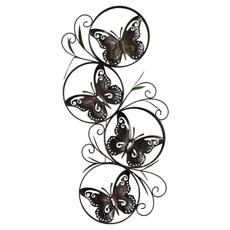 August Grove Ila Metal Butterfly Wall D Cor Reviews Wayfair