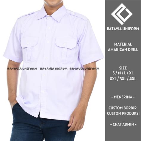 Jual Baju Kemeja Tactical Taktikal PDL PDH Kerja Kantor Komunitas