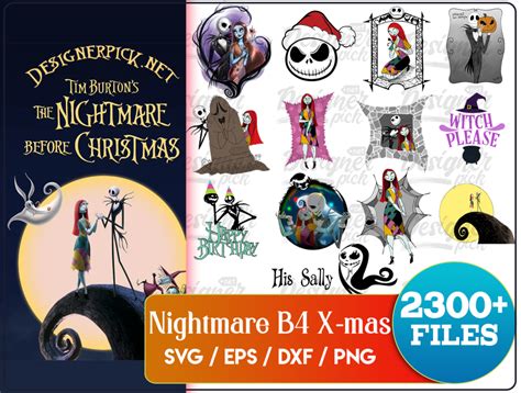 Nightmare Before Christmas Svg Bundle Best Quality Design Bundle