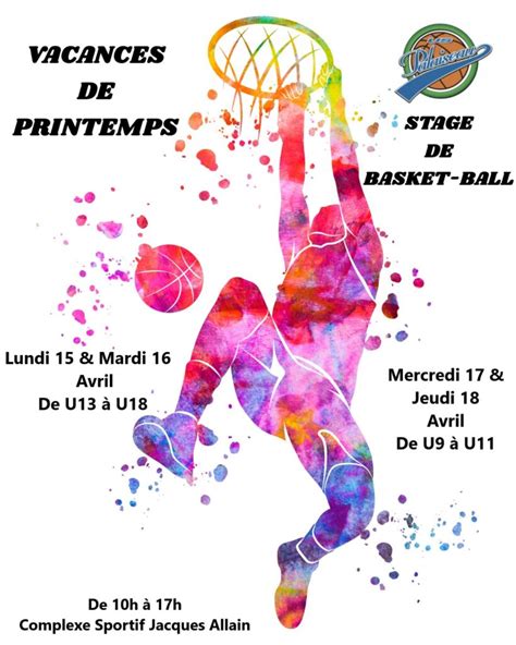 Stage De Basket De Printemps US Palaiseau Basket