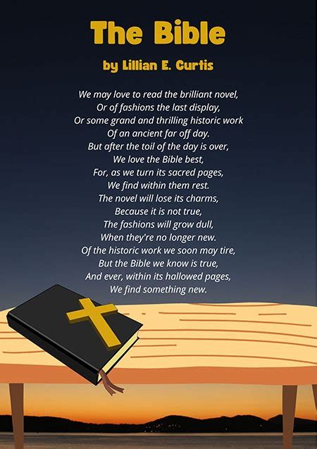 18 Famous Poems About The Bible