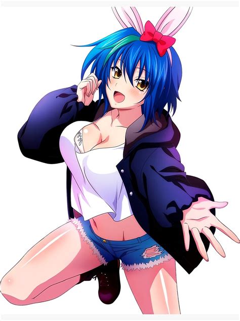 Sexy Xenovia Quarta Hot Bunny Boobs Lewd High School DxD Ecchi Hentai Girl Poster For Sale