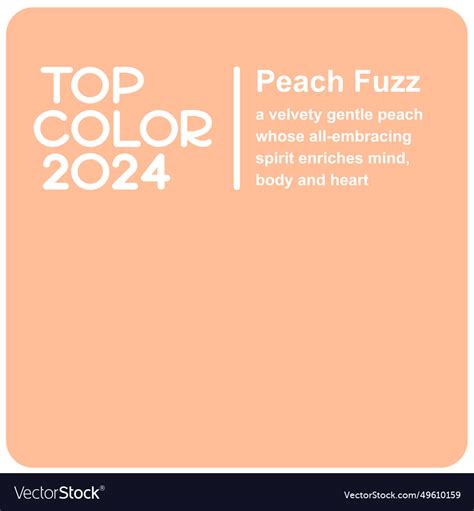 Background of top peach color 2024 year Royalty Free Vector