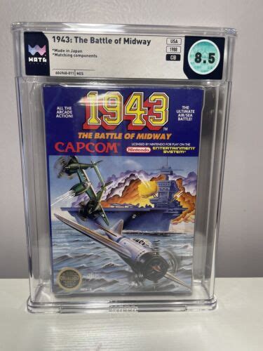 Nes Cib Graded Wata Games Battle Of Midway Nintendo Games