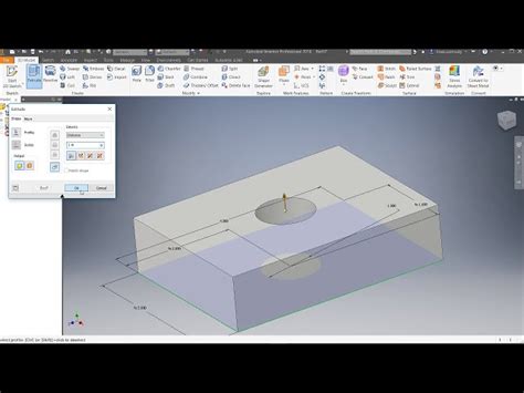 فیلم آموزشی Autodesk Inventor 2018 3 Extrude با زیرنویس فارسی فیلم