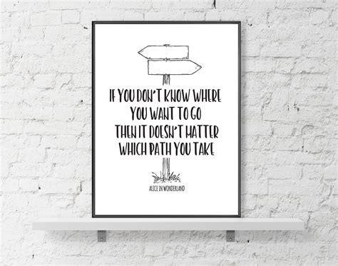ALICE IN WONDERLAND - If you don't know where you want to go it doesn't