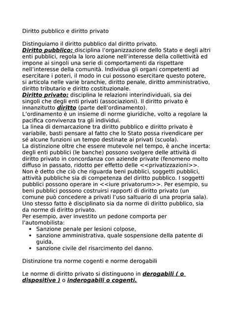 Diritto Privato Differenza Tra Diritto Pubblico E Diritto Privato