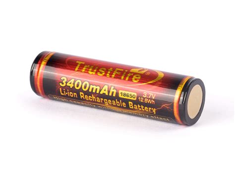 Trustfire 18650 3400mAh 3 6V 3 7V PCB geschützter Li Ionen Akku