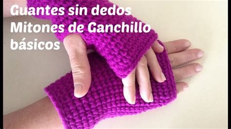 Guantes Sin Dedos O Mitones De Crochet Paso A Paso YouTube