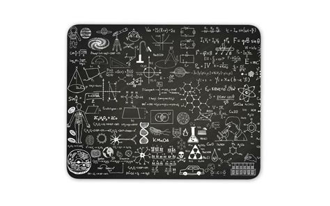 X Cool Science Mouse Mat Chalkboard Physics School Teacher Desk