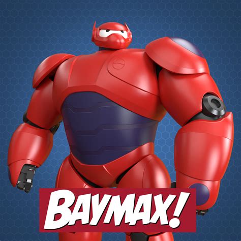 Artstation Baymax 3d Model Fan Art