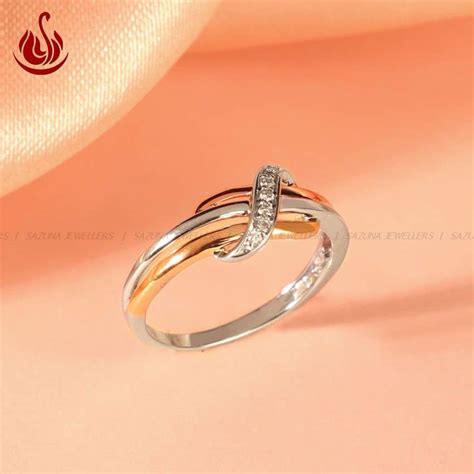 Sazuna Nova Twist Diamond Ring Sazuna Jewellers