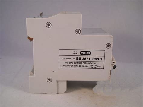 Mem Mcb Type C Triple Pole Phase M A Memshield T Mb