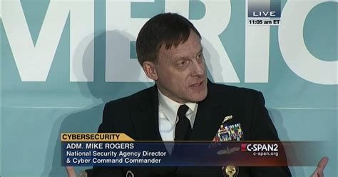 US National Security Agency Director Admiral Mike Rogers to ...