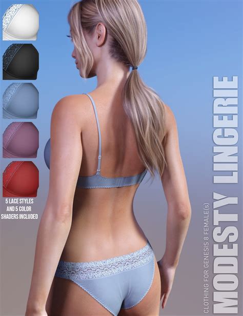 Modesty Lingerie For Genesis Females Daz D