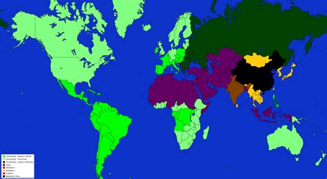 World religion map by virus-leach on DeviantArt