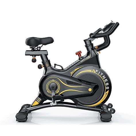 Black Magnetic Exercise Spin Bike Home Gym Workout Equipment Cycling