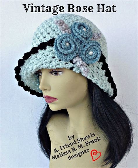 Free Vintage Crochet Hat Patterns Plait Crown Top On Head As Shown In ...