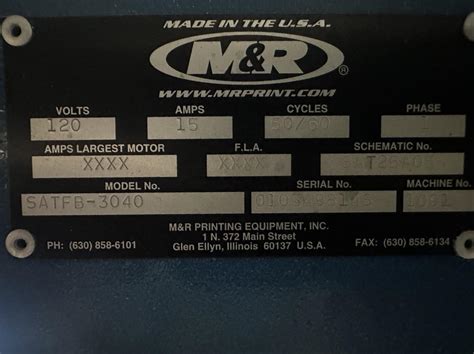 M R SATURN 30X40 Flatbed Press 4 500 DigitSmith