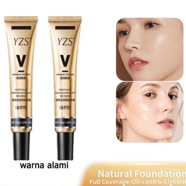 Jual Yzs Liquid Foundation Alas Bedak Cair Emas Pelembab Concealer Alas