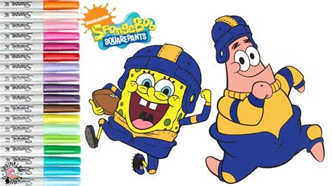 Spongebob Squarepants Coloring Book Page Spongebob And Patrick Star