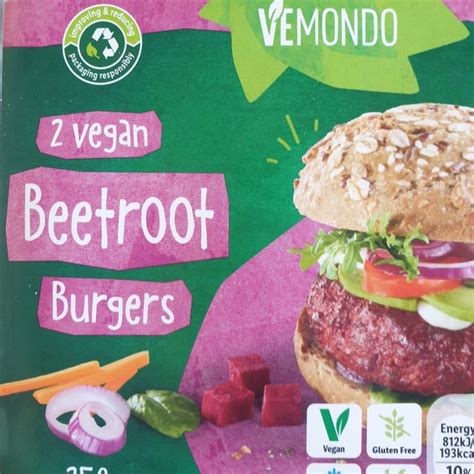 Vemondo Vegan Beetroot Burgers Review Abillion