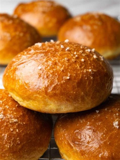 Brioche Burger Buns Sugar Pursuit