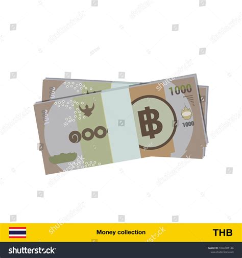 5000 Thai Baht Banknote Thai Baht Stock Vector Royalty Free