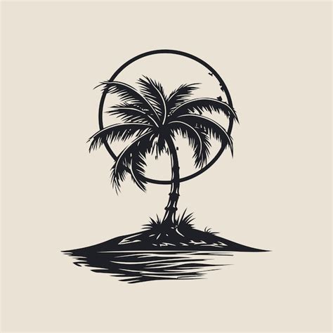 Premium Vector Palm Tree Logo Design Vector Template