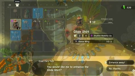 Zelda Tears Of The Kingdom Enhance Armor Set Upgrade Guide