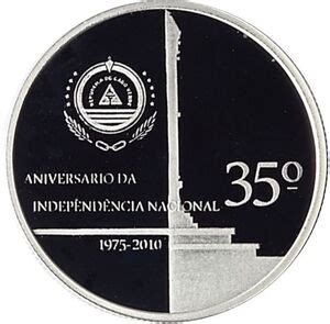 Coin 250 Escudos 35th Anniversary Of Independence 550 Years Of