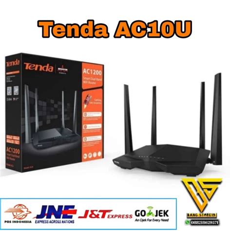 Jual Tenda Ac10u Ac1200 Smart Dual Band Gigabit Wireless Router