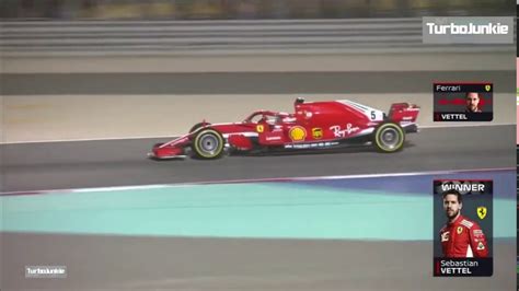 F1 2018 Bahrain Gp Sebastian Vettel Winning Team Radio Youtube