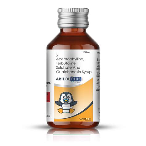 Terbutaline Sulphate Acebrophylline Guaiphenesin Syrup