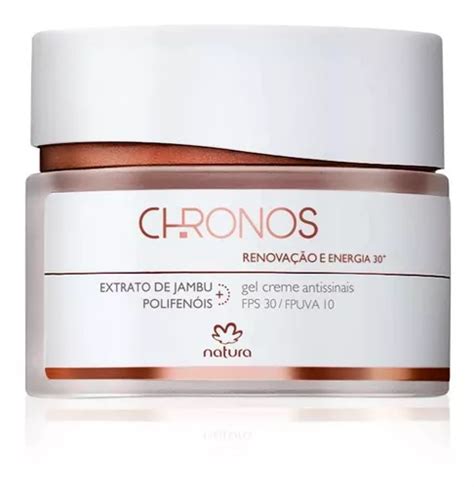 Creme Gel Antissinais 30 Renovaçao e Energia Natura Chronos dia para