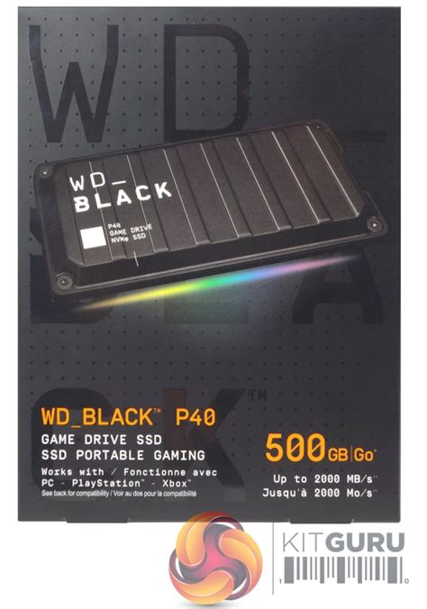 Wd Black P Game Drive Gb External Ssd Kitguru Part