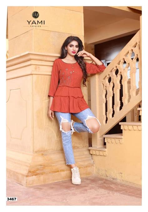 Yami By Topsy Vol 9 Rayon Western Short Top Collection