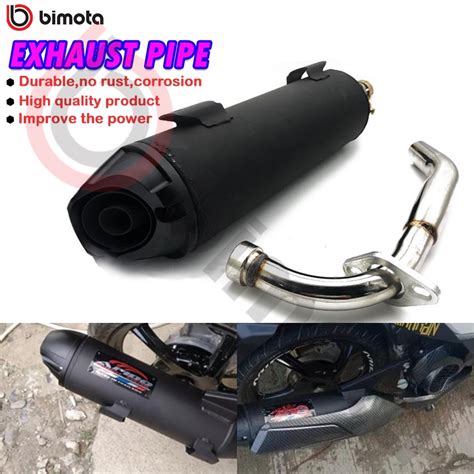 Bimota Racing Hero Pipe Muffler V Set Mio I Soul Set Shopee